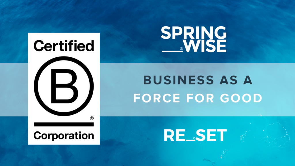 Business as a force for good B Corp 1% for the Planet