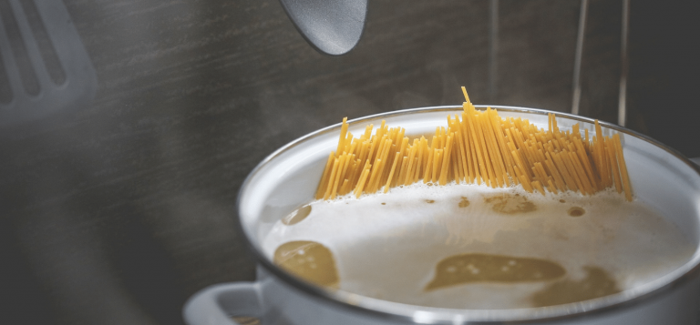 A pasta brand promotes passive cooking