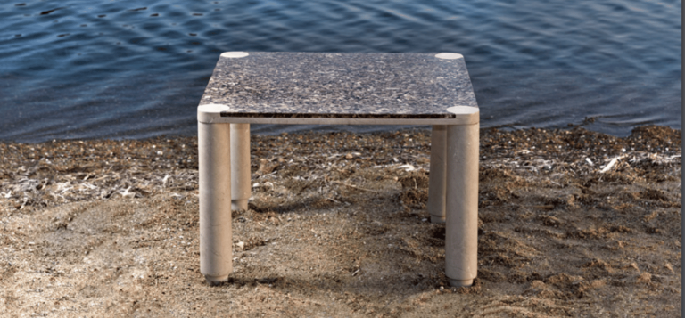 Luxury tables made from sea plants