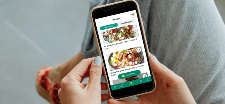 An app helps families avoid food waste