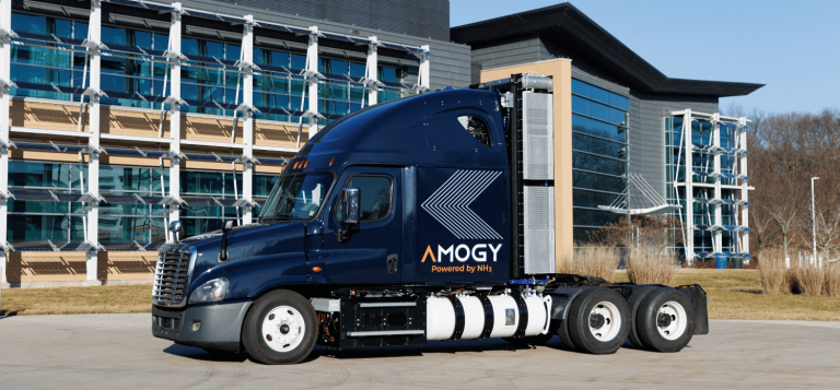 The first-ever ammonia-powered semi-truck